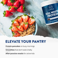 Thumbnail for MRM Nutrition Egg White Protein - Sugar Free Chocolate Flavored Powder, 23g Fat-Free Protein with Digestive Enzymes, Free of Dairy, Gluten, and Soy, High Biological Value - 10 Servings