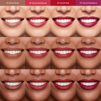 Thumbnail for Clarins Velvet Lip Perfector | Velvety-Matte Finish Liquid Lipstick | Shea Butter Leaves Lips Feeling Hydrated| Highly Pigmented | Contains Natural Plant Extracts With Skincare Benefits | 0.3 Oz