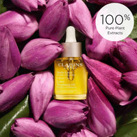 Thumbnail for Clarins Lotus Face Oil Treatment | Hydrates, Tones and Balances Skin | Visibly Tightens Pores | Minimizes Fine Lines |Skin Is Immediately Velvety*|100% Natural Plant Extracts |Oily To Combination Skin