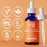 Thumbnail for SeoulCeuticals Large 2oz Korean 20% Vitamin C Hyaluronic Acid Serum + CE Ferulic Acid - Potent Anti Aging Vit C, Anti Wrinkle K Beauty Skincare