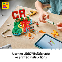 Thumbnail for LEGO Editions Cristiano Ronaldo – Soccer Highlights - Building Set for Boys & Girls, Ages 10+ - Collectible Soccer Gift with Plaque - Kids Bedroom or Shelf Decor - 43012