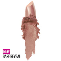 Thumbnail for Maybelline Color Sensational Lipstick, Lip Makeup, Cream Finish, Hydrating Lipstick, Nude, Pink, Red, Plum Lip Color, Bare Reveal, 0.15 oz; (Packaging May Vary)