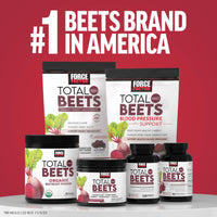 Thumbnail for Force Factor Total Beets Blood Pressure Support Beet Root Capsules, 1800mg Organic Beet Root Powder Beet Supplement with Hawthorn Berry to Support Circulation and Blood Flow, 90 Vegetable Capsules