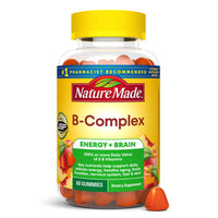 Thumbnail for Nature Made Vitamin B Complex Gummies, 5 B Vitamins for Energy and Brain Support, 60 Pectin Based Gummies, 60 Day Supply