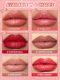 Thumbnail for SHEGLAM Lip Dazzler Glitter Kit Long-Lasting Glitter Lip Gloss Sexy Super Stay Non-Sticky Shiny Liquid Kit Lipstick Y2K-Curtain Call