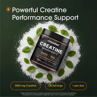 Thumbnail for NatureBell Creatine Monohydrate Powder - 500g - Micronized Powder - Delivers 5,000mg Creatine Per Serving - Pre-Workout or Post-Workout Support* - Vegan & Keto Friendly - Unflavored