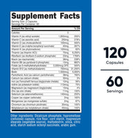 Thumbnail for Nutricost Methylated Multivitamin 120 Capsules, 60 Servings - 23 Vitamin & Minerals Per Serving