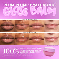 Thumbnail for Glow Recipe Hyaluronic Acid Plumping Lip Balm for Women & Men - Clear, Hydrating High-Shine Gloss + Overnight Dry Lips Treatment for a Smooth, Fuller Look - Makeup Prep, Korean Skin Care, 15ml