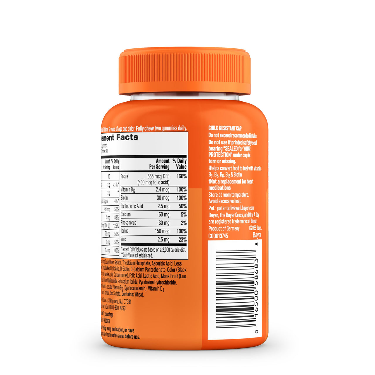 One A Day Womens Multivitamin Gummy - Gummy Vitamins for Women with Biotin, Zinc, Folic Acid, Iodine Vitamin Gummies, Chewable Multivitamin, 80 Count (Packaging May Vary)