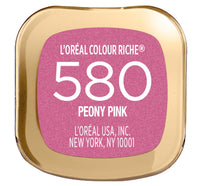 Thumbnail for L'Oreal Paris Colour Riche Original Creamy, Hydrating Satin Lipstick with Argan Oil and Vitamin E, Peony Pink , 1 Count