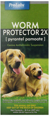 Thumbnail for ProLabs Worm Protector 2X for Dogs, 8-Ounce