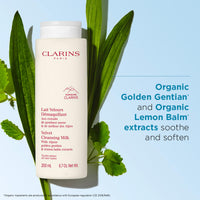Thumbnail for Clarins Velvet Cleansing Milk | Award-Winning | Cleanses, Hydrates and Balances Skin's Microbiota | Dermatologist Tested | Ophthalmologist Tested | Colorant-Free | All Skin Types | 6.7 Ounces