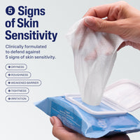 Thumbnail for Cetaphil Face and Body Wipes, Gentle Skin Cleansing Cloths, 50 Count, Twin Pack, for Dry, Sensitive Skin, Flip Top Closure, Great for the Gym, Travel, in the Car, Hypoallergenic, Fragrance Free