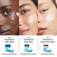 Thumbnail for Neutrogena Hydro Boost Water Cream, 72 Hr Hydration for Normal/Extra Dry Skin, Fragrance Free, Face Moisturizer with Hyaluronic Acid, 1.7 oz. & Trial Size Hydro Boost Hydrating Gel Cleanser, 0.5 fl oz