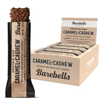Thumbnail for Barebells Protein Bars Caramel Cashew - 12 Count, 20g High Protein Treats - Chocolate Nutrition Bar with 1g Total Sugars - On-The-Go Breakfast or Post-Workout Snack