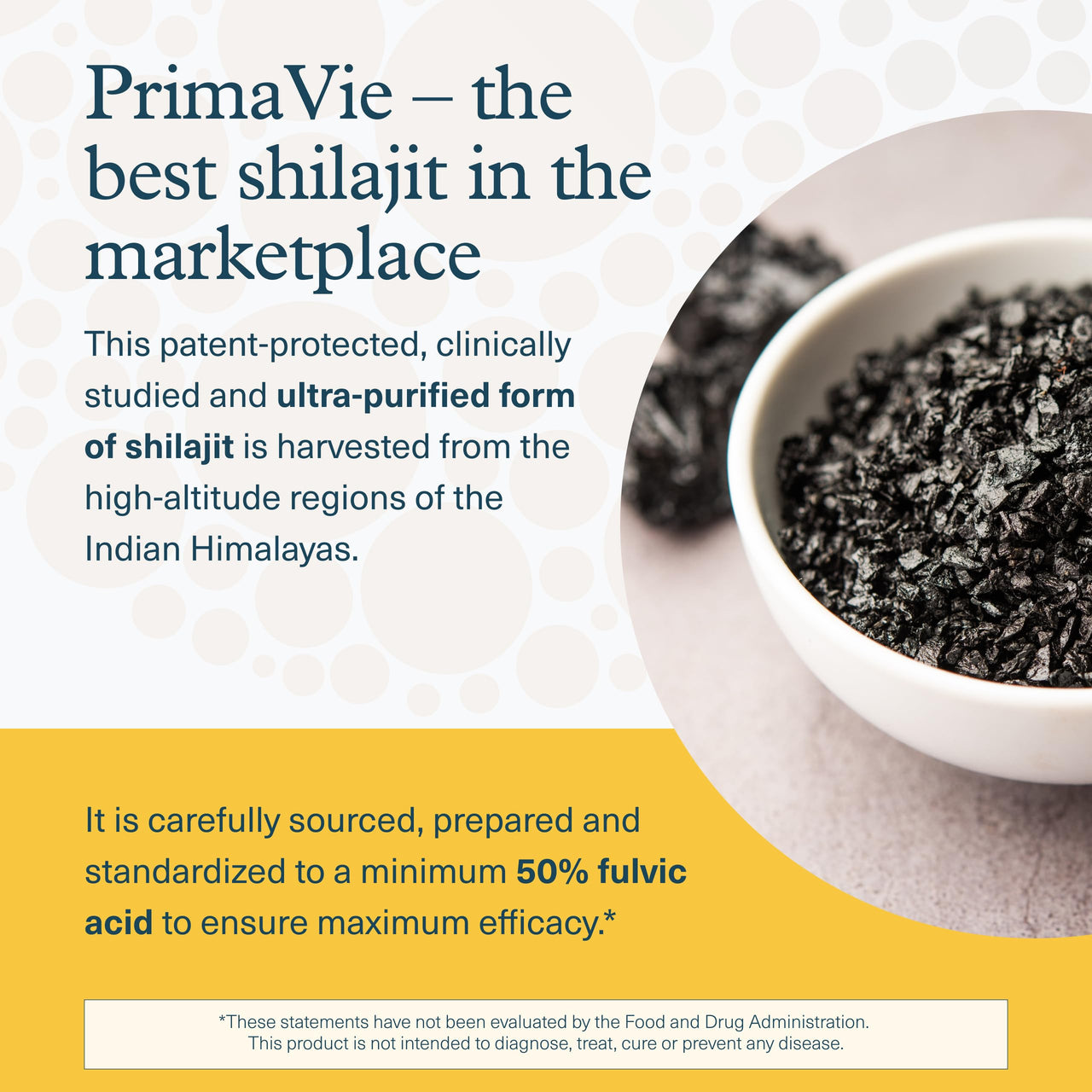 Youtheory Shilajit - PrimaVie Himalayan Shilajit Capsules - Supports Energy, Stamina & Endurance* - Gluten Free - 60 Capsules (30-Day Supply)