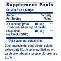 Thumbnail for Life Extension CoQ10 (Ubiquinone) with d-Limonene – Heart Health, Fight General Fatigue, Better Absorption – Gluten-Free, Non-GMO – 60 Softgels