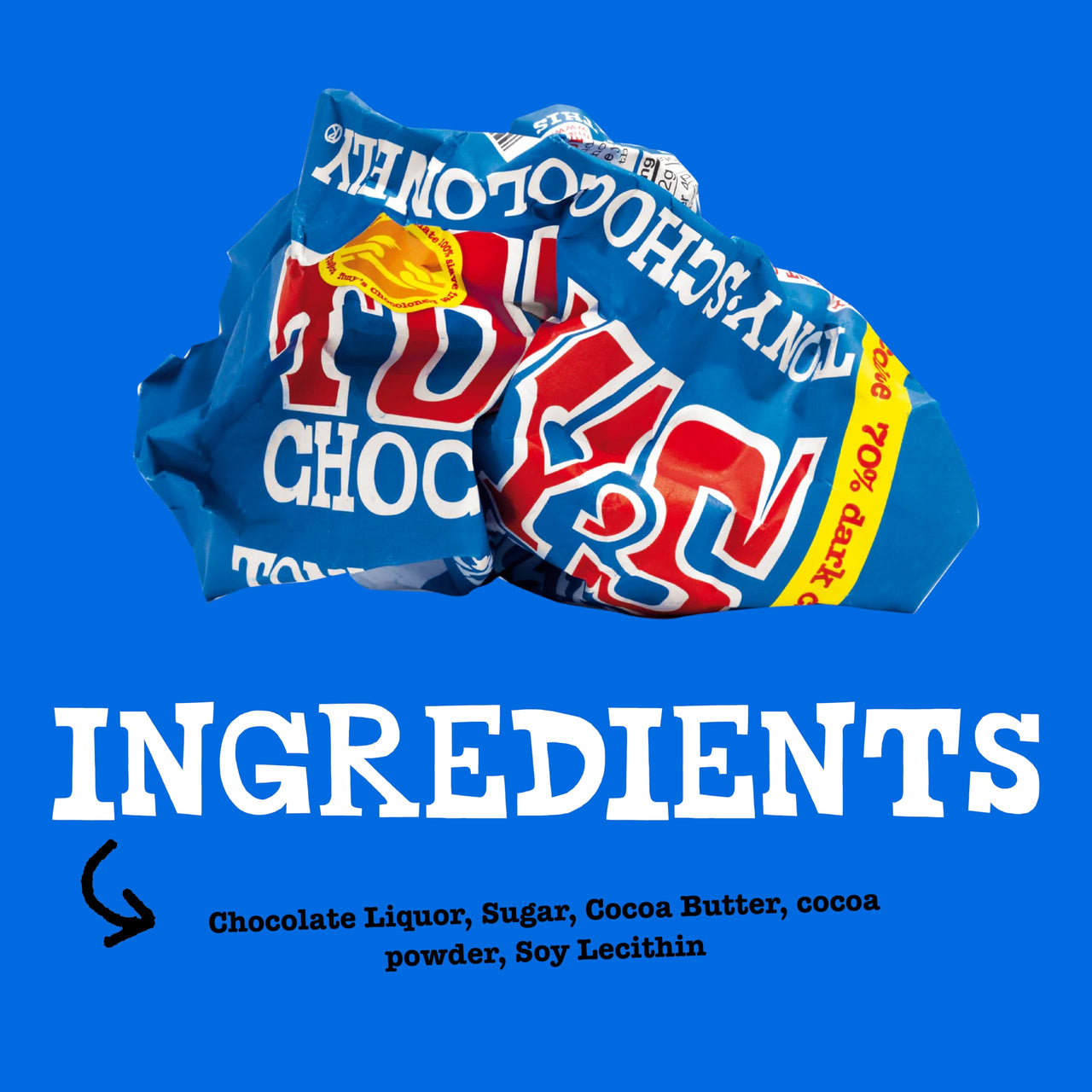 Tony’s Chocolonely Belgian Dark Chocolate, Pure Chocolate Bar for Snacks, Party Favors, Gifts, or Gift Basket, Vegan, 70% Cacao, Made From Quality Fairtrade Cocoa & B Corp Certified 6.35 Oz, 4 Bars
