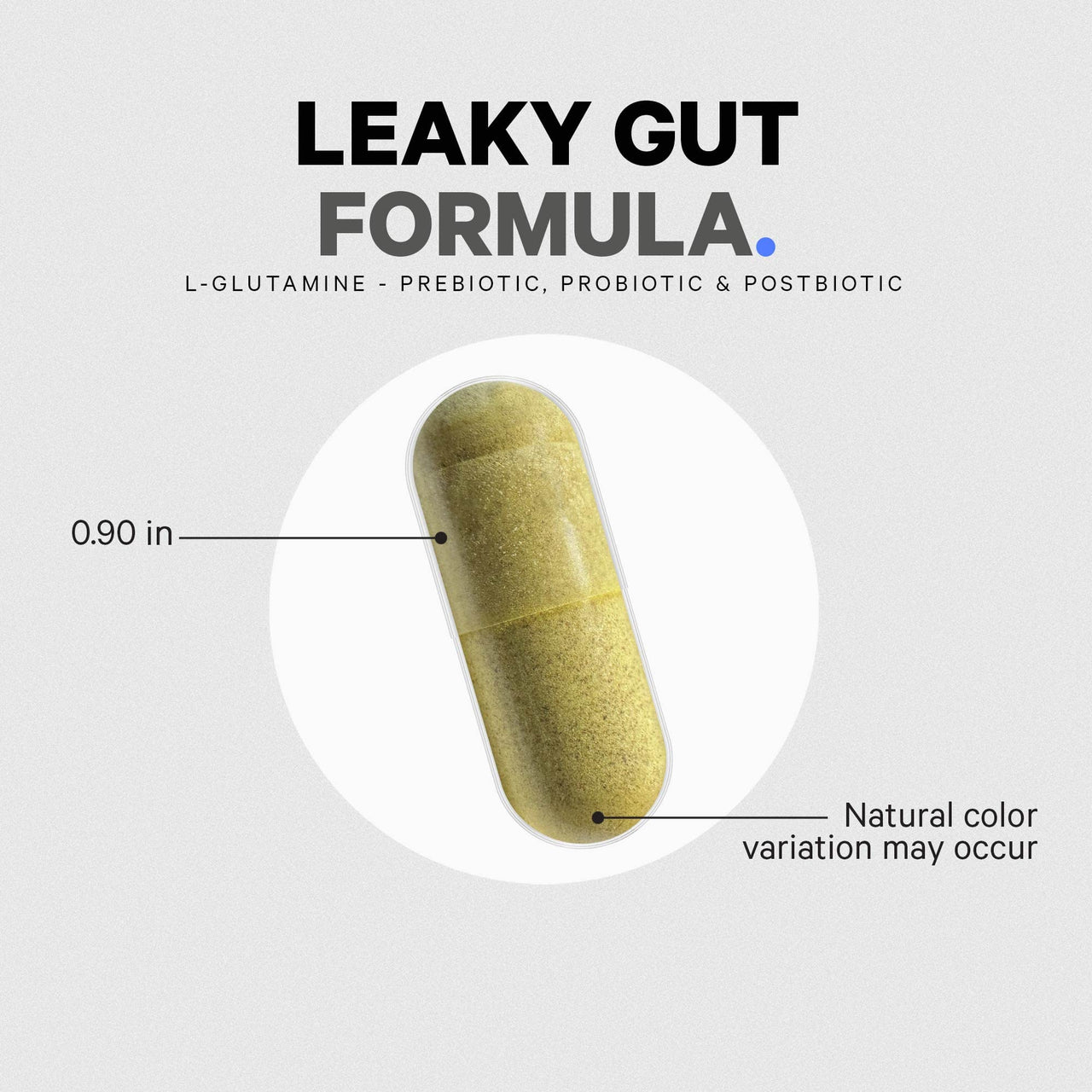 Codeage Leaky Gut, L-Glutamine for Gut Health Support, N-Acetylglucosamine Supplement, Probiotic, Butyric Acid, Polyphenols, Quercetin, DGL, Berberine, BioPerine, Cinnamon, Vegan, Non-GMO - 2 Pack