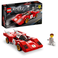 Thumbnail for LEGO Speed Champions 1970 Ferrari 512 M 76906 Building Set - Sports Red Race Car Toy, Collectible Model Building Set with Racing Driver Minifigure, Gift for Grandchildren, Boys, Girls and Kids Ages 8+