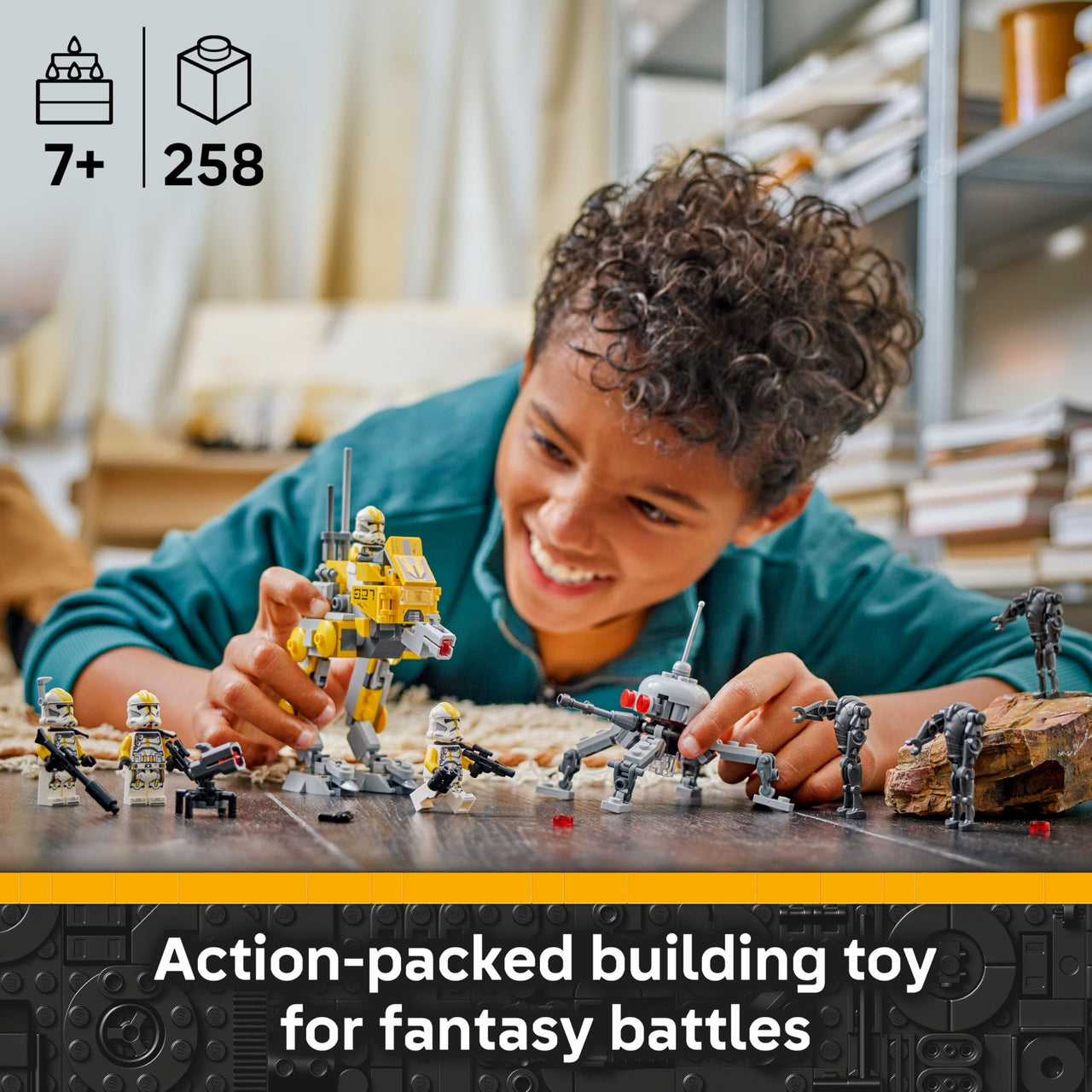 LEGO Star Wars Epic Battle Set Co-Pack - Pretend Play Building Toy for Boys & Girls, Ages 7+ - Includes 13 Droid Figures, 6 Minifigures, & Bonus Gift - Gift for Birthdays - 66808