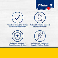 Thumbnail for Vitakraft Menu Premium Canary and Finch Food - Vitamin-Fortified - Daily Food for Small Pet Birds Browns 2.5 Pound (Pack of 1)