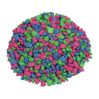 Thumbnail for GloFish Aquarium Gravel, Pink/Green/Blue Mix, Complements GloFish Tanks, 5 Pounds