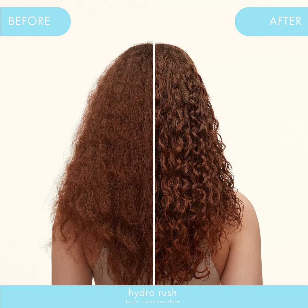amika hydro rush intense moisture conditioner with hyaluronic acid, 275ml | for dry, textured, or coarse hair types 2a-4c, long-lasting hydration, color-safe, keratin + chemically treated safe