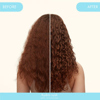 Thumbnail for amika hydro rush intense moisture conditioner with hyaluronic acid, 275ml | for dry, textured, or coarse hair types 2a-4c, long-lasting hydration, color-safe, keratin + chemically treated safe