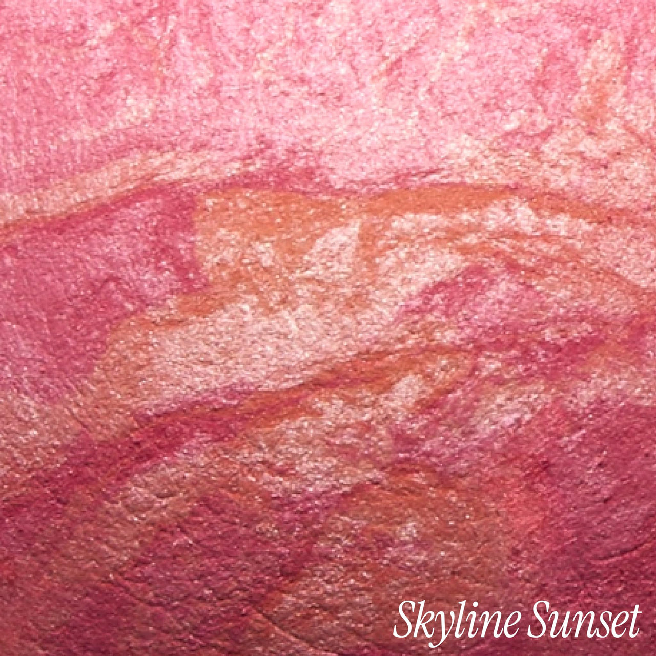 LAURA GELLER NEW YORK Limited Edition Baked Blush-n-Brighten Marbleized Blush - Skyline Sunset - Pink Color for Cheeks