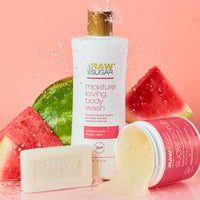Thumbnail for RAW SUGAR Simply Body Wash Variety Trio (25 Fl Oz, Pack of 3) Vegan Bath & Shower Gel, Raw Coconut + Mango, Pineapple + Maqui Berry + Coconut and Watermelon + Fresh Mint, No Sulfates & Parabens
