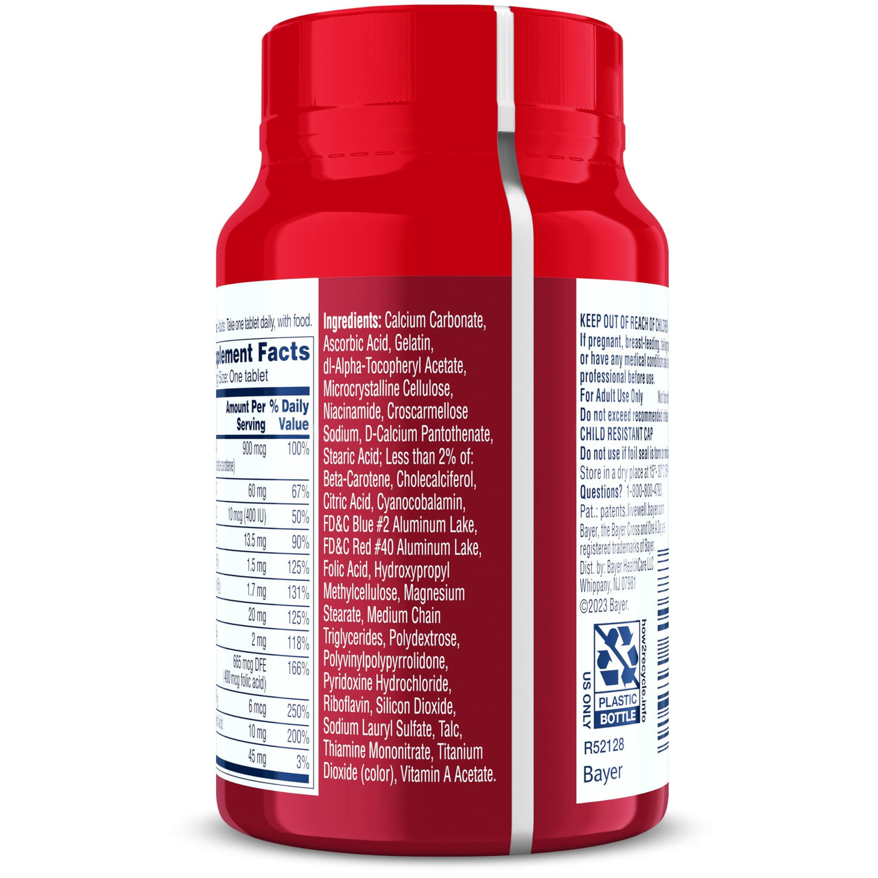 One A Day Daily Essentials, Multivitamin for Women & Men, Supports Healthy Brain and Muscle Function and Immune Health, Adult Multivitamin with Vitamin D, E and Vitamin B12, 150 Count