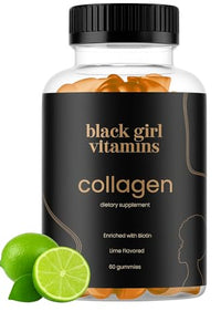 Thumbnail for Image 1 of Default Title for the product Black Girl Vitamins Collagen Gummies for Hair, Skin, and Nail Support, 60ct