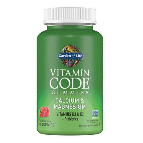 Garden of Life Vitamin Code Calcium and Magnesium Raspberry 60 Count