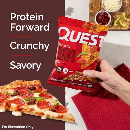 Image 4 of Quest Pizza Tortilla Style Protein Chips, 4 Count