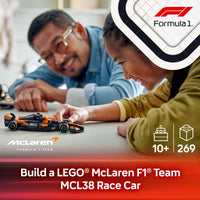 Thumbnail for LEGO Speed Champions McLaren F1 Team MCL38 Race Car Toy - Building Set for Kids, Boys & Girls, Ages 10+ - Toy Car for F1 Fans - Gift Idea for Birthday - 77251