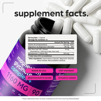 Thumbnail for Magnesium Glycinate 1160mg + Aloe Vera, D3 & K2 Complex 90 Capsules - High Absorption, Non-Laxative - Supports, Muscle Function & Healthy Metabolism Chelated Formula