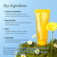 Thumbnail for APRILSKIN Calendula Flower-Infused Facial Peel Off Mask, 3.52 fl. oz, PHA, BHA & Niacinamide gently exfoliates, removes impurities, improves uneven skin tone, and minimizes pores, Korean Skincare