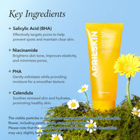 Thumbnail for APRILSKIN Calendula Flower-Infused Facial Peel Off Mask, 3.52 fl. oz, PHA, BHA & Niacinamide gently exfoliates, removes impurities, improves uneven skin tone, and minimizes pores, Korean Skincare