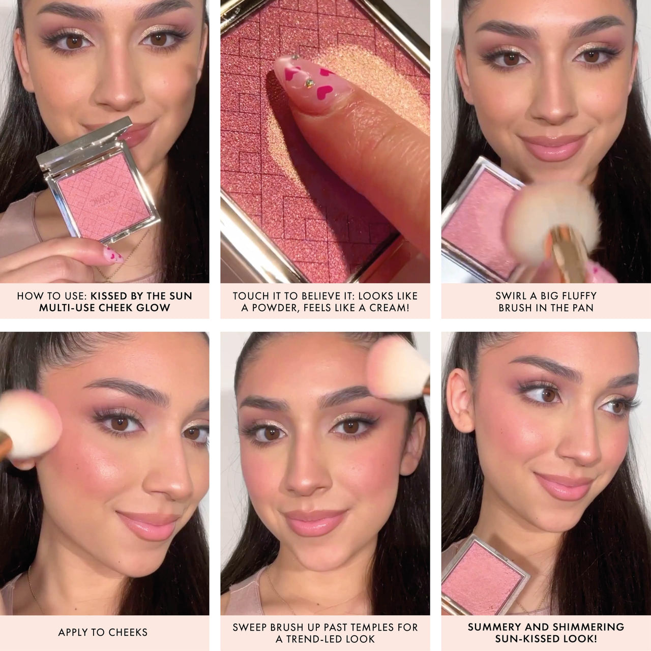 ICONIC LONDON Kissed by the Sun | Multi-Use Blush, Bronzer, & Highlighter, For All Skin Types, Cruelty-Free, Vegan Makeup, (Hot Stuff) 0.17 oz