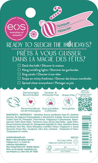 Thumbnail for eos Holiday 24H Moisture Super Balm, Candy Cane Swirl, Limited Edition, Stocking Stuffers, Holiday Lip Mask, 0.35 fl oz
