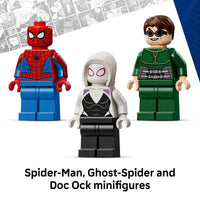 Thumbnail for LEGO Marvel Mech Battle: Spider-Man vs. Doc Ock Building Toys for Kids - Super Hero & Villain Poseable Mech Toys W/3 Marvel Minifigures for Kids & Fans, Ages 6+ - Gift Idea for Birthdays - 76338