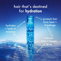 Thumbnail for amika water sign hydrating hair oil with hyaluronic acid | for dry, textured, thick hair types 2c–4c, protects against heat, adds shine, smooths flyaways, silicone-free, locks in hydration