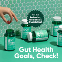 Thumbnail for Goli Pre Pro Postbiotic Gummies - Worlds First 3-in-1 Formula with DE111 Probiotics, XOS Prebiotics, MCC1849 Postbiotics - Vegan, Non-GMO, Gluten-Free