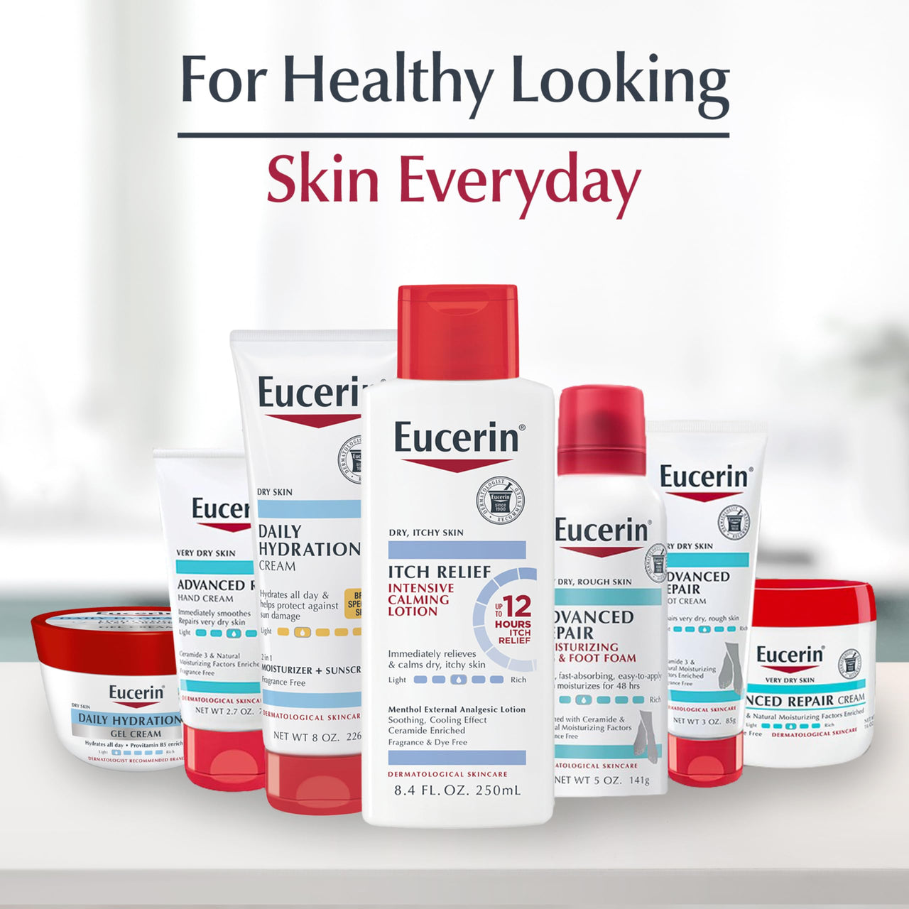 Eucerin Skin Calming Body Lotion, Natural Oatmeal Enriched Body Lotion for Dry, Itchy Skin, 16.9 fl. oz. Bottle