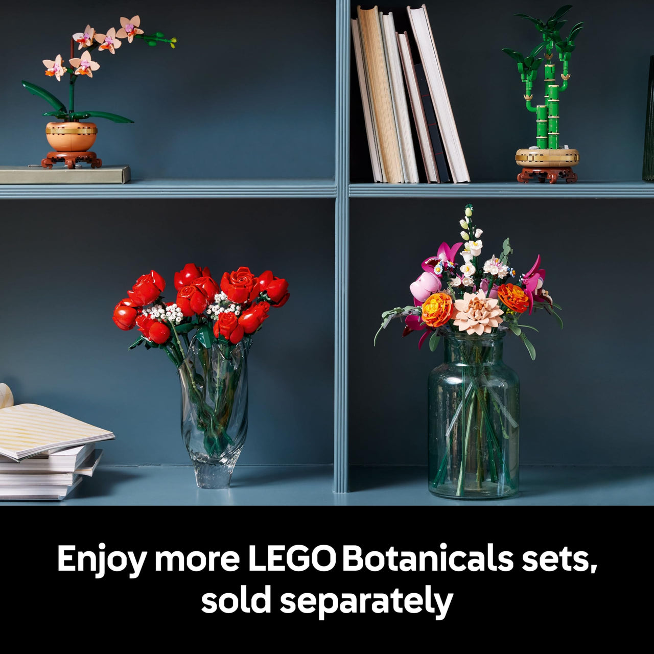LEGO Botanicals Pretty Pink Flower Bouquet Building Set for Adults - Gifts for Birthdays - Artificial Flowers for Decor or Table Display - 10342