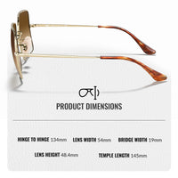 Thumbnail for Ray-Ban RB1971 Square 1971 Classic Sunglasses With Eyewear Kit Bundle - High Bridge Fit - Ideal Formal and Casual Wear Square Sunglasses