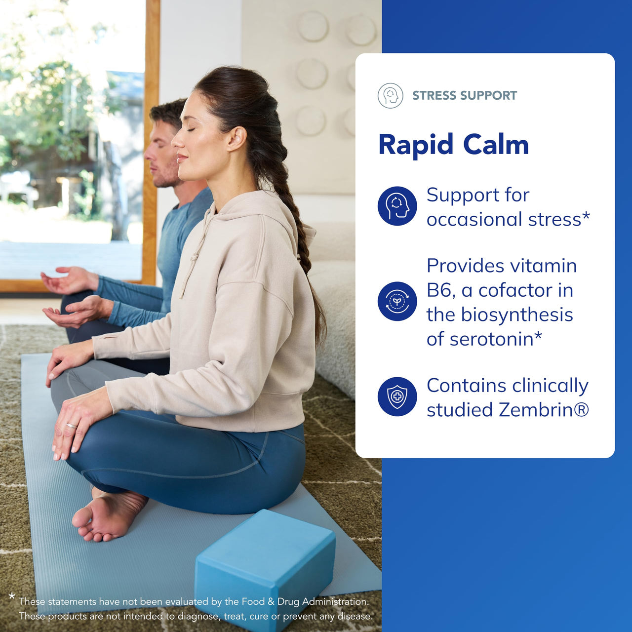 Pure Encapsulations Rapid Calm - Stress & Sleep Support Supplement* - Contains Vitamin B6, Zembrin & Suntheanine L-Theanine - Non-GMO, Gluten-Free & Vegan - 30 Capsules