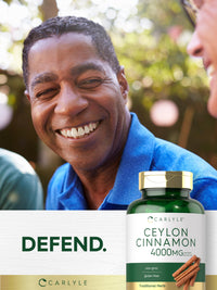 Thumbnail for Carlyle Ceylon Cinnamon Capsules | 120 Count | Non-GMO & Gluten Free Supplement