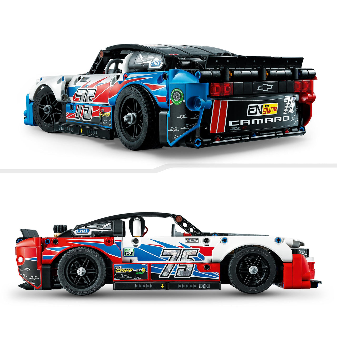 Lego 42153 Technic NASCAR Next Gen Chevrolet Camaro ZL1 Model Car Kit, Racing Vehicle Toy, Collectible Motorsport Kit